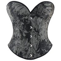 Corset Sculptant Vintage Romantique pour Femme, Bustier Effet Peinture à l'Huile, Gaine Amincissante Ventre Plat, Corset Renaissance Crop Top pour Femme