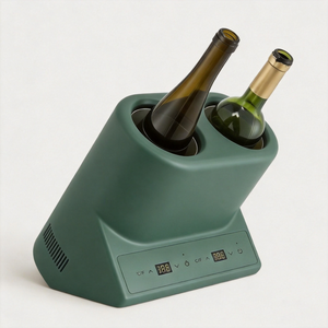 Mantiene il Vino Freddo Durante il Pasto Refrigeratore per Due Bottiglie di Vino con 2 Temperature Regolabili - Product Image 5