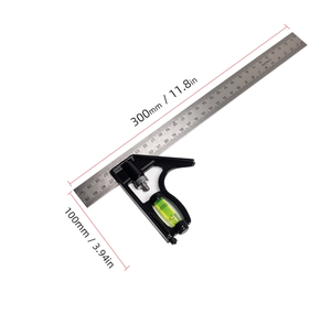 Ajustable vuông 12 "hội thảo phần cứng góc Mức độ tinh thần tùy chỉnh DIY công cụ đo hỗ trợ OEM & ODM - Product Image 2