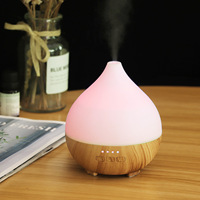 Diffuseur d'arômes purificateur de qualité professionnelle avec veilleuse, 140 ml, silencieux, humidificateur d'aromathérapie à atomisation d'huiles essentielles, alimentation USB/CA