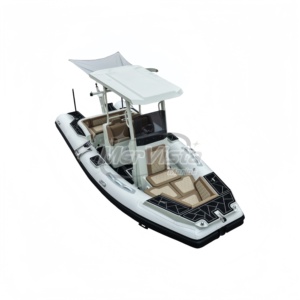 <span class=keywords><strong>Bateau</strong></span> <span class=keywords><strong>de</strong></span> pêche en aluminium économique et fiable <span class=keywords><strong>de</strong></span> 580 cm avec tissu PVC robuste et toit extensible pratique - Product Image 2