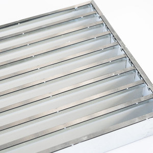 Grille de ventilation ignifuge au design moderne personnalisé, matériau de haute qualité, évents intumescents pour portes coupe-feu - Product Image 1