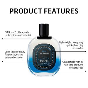 Huile de <span class=keywords><strong>soin</strong></span> capillaire personnalisée, huile de <span class=keywords><strong>soin</strong></span> capillaire organique à parfum longue durée, huile de <span class=keywords><strong>soin</strong></span> capillaire brillante en spray pour femmes, anti-frisottis - Product Image 4