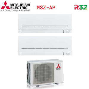 Mitsubishi kép chia biến tần điều hòa không khí loạt AP 5 + 5 con MXZ-2D33VA R-32 5000 + 5000 BTU Wi-Fi tùy chọn biến điện - Product Image 2