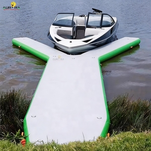 Plateforme flottante gonflable en forme <span class=keywords><strong>de</strong></span> Y pour jet ski, qualité commerciale, durable, antidérapante, imperméable - Product Image 1