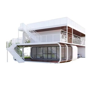 Cabaña Pequeña Prefabricada con Estructura Antioxidante para <span class=keywords><strong>Alquiler</strong></span> Vacacional en Pueblos Costeros - Product Image 1