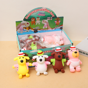 Plastic Fidget Anti-Anxiety Stress Relief Novelty <b>Toy</b> Dress Puppy Strap Bear Squishy Cartoon Fun Soft Squeeze <b>Toy</b> <b>Box</b> - Product Image 3