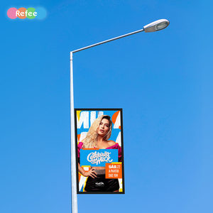 Pantalla LED para Poste de Luz de Calle, Impermeable IP65, Doble Cara, Reproductor de Video, Kiosco, Señalización Digital, Publicidad - Product Image 2