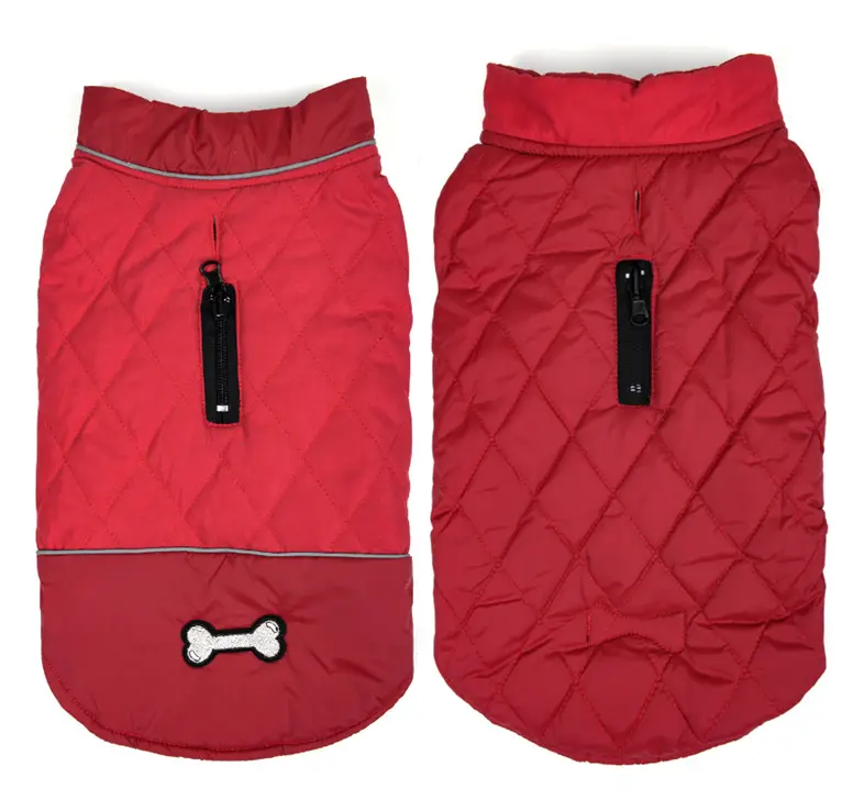 Hot Verkoop Hond Jas Winter Omkeerbaar Twee Manier Gebruik Hond Jas Waterdicht Pet Jas Kleding