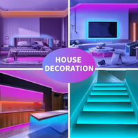 Ismart Decoración de Interiores, Luces LED de 12V con Control por Aplicación, IP67, Color Cambiable, Garantía de 3 Años, CRI 80, Luz para Sala de Estar