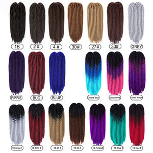 Cheveux synthétiques Havana Twist Crochet Hair 24 pouces en fibre haute température pour tresses sénégalaises, mèches simples pour femmes - Product Image 4