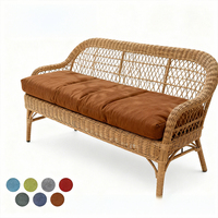 Coussin de canapé en mousse à mémoire de forme à haute élasticité, antistatique, pour usage extérieur, avec housse en lin respirant lavable, coussin de banc OEM ODM