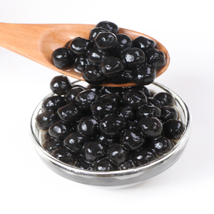 Perlas de Tapioca de Cocción Rápida y Sin Cocción Directas de Fábrica, Ingredientes para Té de Burbujas al por Mayor, Perlas de Boba Negras a Granel, Topping para Té de Burbujas - Product Image 3