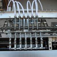 Machine de remplissage et de scellage automatique électrique pour ampoules injectables en verre de 2 ml, pour produits chimiques médicaux liquides, avec quatre buses et moteur en acier inoxydable