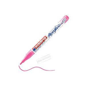 Marqueur acrylique edding 5300 dünn neonpink - Product Image 2