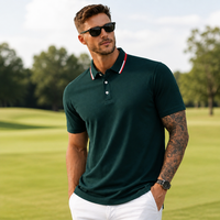 Polo para Hombre, 100% Algodón, 180 g/m², Logotipo Personalizado, Proveedor de Fábrica OEM, Manga Corta, Tejido de Punto, Ropa Casual