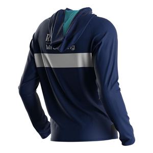 Sudadera con capucha y cremallera completa unisex de moda para hombre, con sublimación, para lucha libre, muestra - Product Image 4