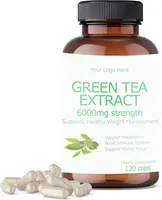 Экстракт зеленого чая с капсулами EGCG, обмена, иммунная поддержка, 120 капсул для похудения, индивидуальная торговая марка, доступны индивидуальные логотипы