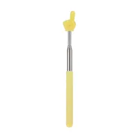 Pointeur rétractable mignon et simple pour enseignant, couleur gelée, en acier inoxydable télescopique, pointeur de doigt en acier inoxydable