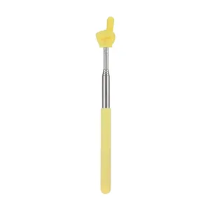 Pointeur rétractable mignon et simple pour enseignant, couleur gelée, en acier inoxydable télescopique, pointeur de doigt en acier inoxydable - Product Image 4