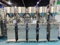 Henwi Semi Automatic 1 Düse Vertikale Füll maschine Pneumatische Flüssigkeit Geschirrs pül gel Körper lotion Gesichts creme Abfüll füller