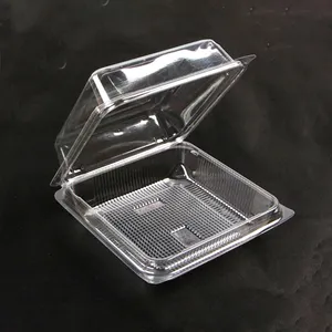 ドライケーキ用の小さな透明な新しい甘い個別ケーキデザートパンプラスチックボックス