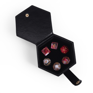 Boîte de rangement pour dés à jouer, matière en cuir, 7 pièces, idéal pour jeu de rôle, ponceuses <span class=keywords><strong>et</strong></span> de dragons - Product Image 6