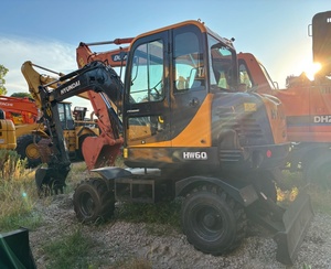 Mini Excavadora de Ruedas Hyundai HW60 Usada de Alta Calidad a Bajo Precio, Excavadora de Ruedas Usada Hyundai 60 HW60 de 6 Toneladas en Venta - Product Image 2
