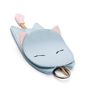 Pull-out PU leather keychain, cute cartoon key cover, key accessory, bag charm, <b>gift</b>. - Product Image 3