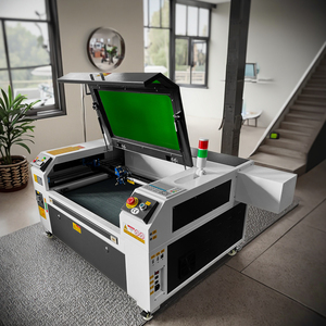 Reci 100W pulsata CO2 macchina per incisione Laser 3D per cuoio pietra di gomma compensato legno carta MDF metallo-supporti LAS DST DXF <span class=keywords><strong>PLT</strong></span> - Product Image 3