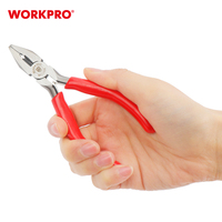 WORKPRO-Mini pince de coupe diagonale en acier au carbone, poignée souple en plastique multifonctionnelle DIY
