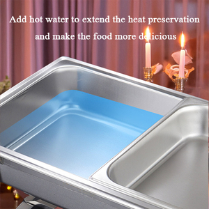 Réchaud de buffet professionnel en acier inoxydable <span class=keywords><strong>9L</strong></span>, pliable et intégré, à alimentation alcoolique, personnalisé en usine pour hôtels - Product Image 5