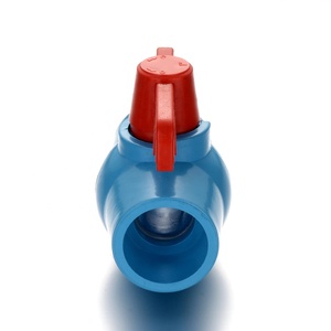 Plastik küresel vana mavi soket çin tedarikçisi <span class=keywords><strong>1.5</strong></span> inç tay standart plastik Pvc küresel vana - Product Image 4