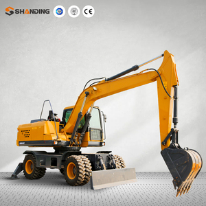 Miniexcavadora SHANDING con Ruedas, Multiusos Agrícola China, Compacta, Alta Potencia de Excavación, con Motor y Bomba - Product Image 6