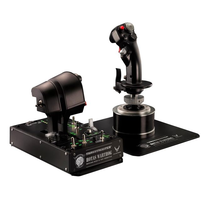 Thrustmaster A10C Warthog Flight Stick, Throttle and Flight Simulation Control Panel (Compatible with PC)