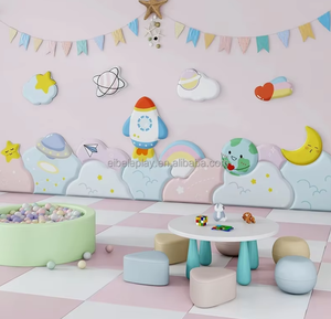 Eibele Kids Room Wall <strong>Decor</strong> Self-stick Anti Collision Wall Padding 3D Art Wall for Toddlers Academy <strong>Playroom</strong> - Product Image 2