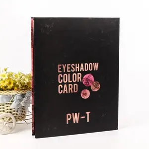 Box Printing Custom High Pigmentation Eye Shadow Palette Book Paper Cosmetic Rigid Boxes