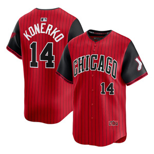 Maillot de baseball unisexe <span class=keywords><strong>Chicago</strong></span> White City Connect avec logo brodé et cousu T-shirt de baseball - Product Image 2