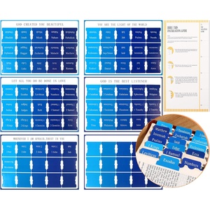 Notes autocollantes personnalisées pour journal biblique avec versets bibliques, texte et logo sur mesure pour femmes, hommes, groupes de prière et écoles du dimanche - Product Image 5