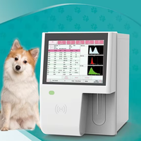 Analyseur d'hématologie entièrement automatique à 3 parties à faible coût Analyseur d'hématologie pour animaux de compagnie Machine d'analyse sanguine Analyseur d'hématologie