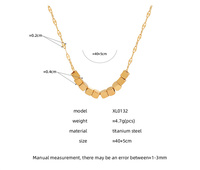 Style coréen Ins Niche haut de gamme lumière luxe Simple polyvalent géométrique carré clavicule collier femmes mode collier