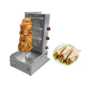 रेस्तरां उपकरण charbon kebap कागज मशीन shawarma निर्माता मशीन