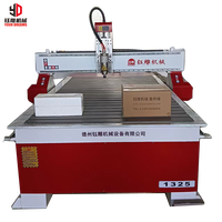 Chine 1325 CNC Router Machine avec système de contrôle Mach3 de changement d'outil manuel et composants PLC à noyau de broche unique