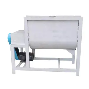 Wholesale price single shaft paddle type dry powder mixer 1 ton per batch pig feed mixing machine