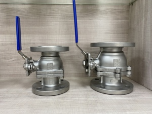 OEM dịch vụ công nghiệp van thép không gỉ 304 Trung Quốc cf8 mặt bích loại 2 cái nổi DN50 PN16 bóng van - Product Image 4