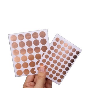 Baojiasheng Round Conductive Copper Foil Tape 130C Heat Resistant For Electronics Shielding Repair - Product Image 2