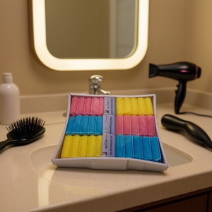 Mnj Nylon Hair Rollers 2.5Cm For Curling 12Pcs - Product Image 2