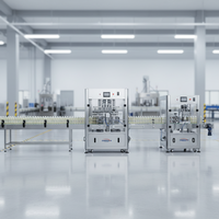 Mini machine de remplissage volumétrique automatique électrique haute productivité en acier inoxydable pour liquides, avec engrenages/moteur/roulements, pour cosmétiques