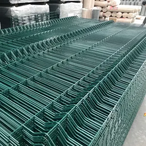 Gebogen Gaas Omheining Gecoat Gelast Stationre 3d Hoge Kwaliteit Pvc Metaal Ijzer Vrij Gaas Hekwerk Tuin Hek