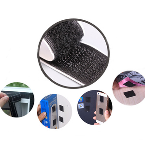 Cinta adhesiva de gancho y bucle de poliéster de nailon de alta calidad, rollo de gancho y bucle de doble cara autoadhesivo adhesivo personalizado - Product Image 6